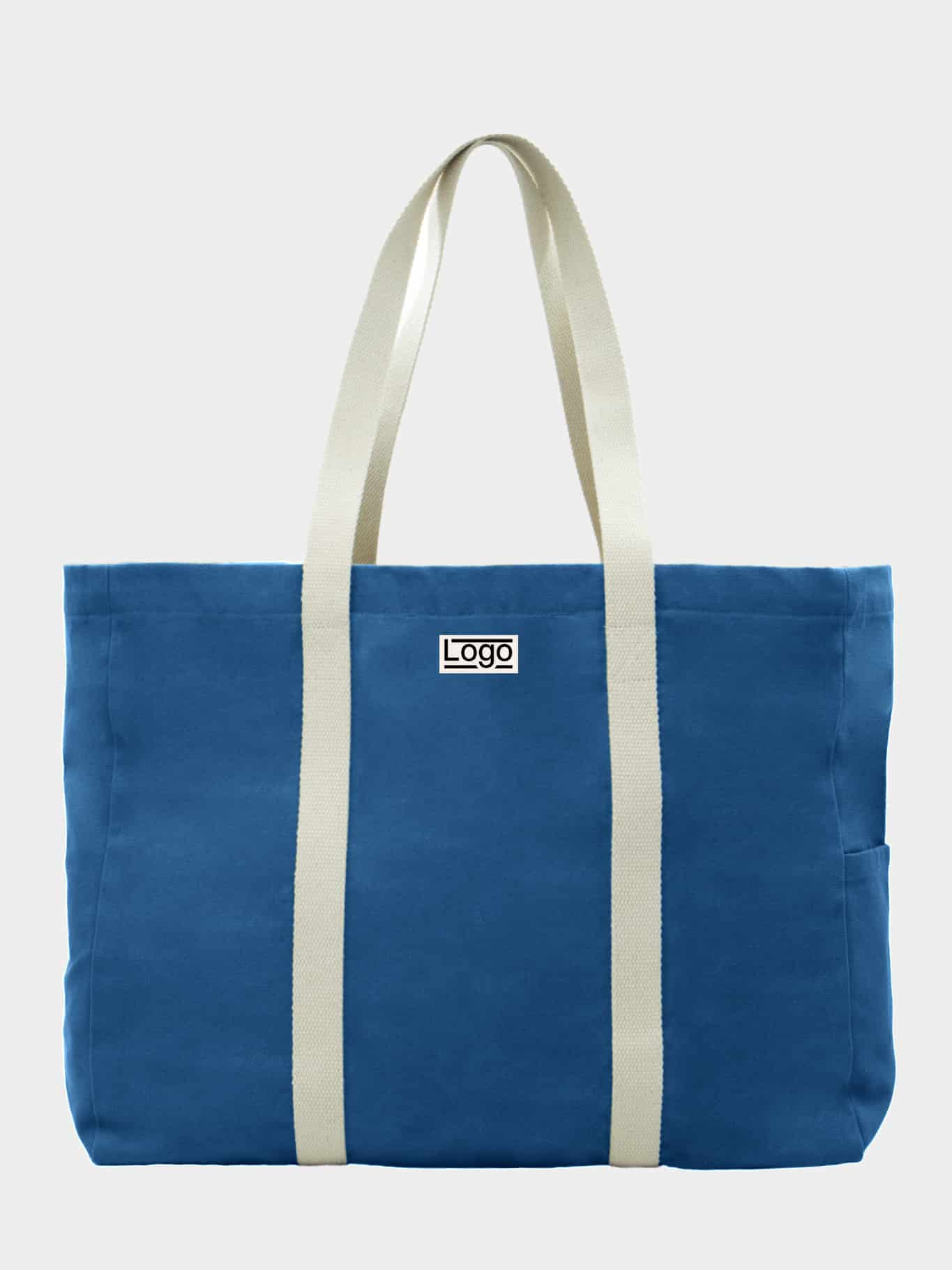 Sac de plage publicitaire Garance Bleu roi